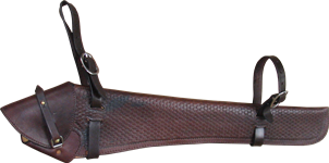 Rifle Scabbard with Basket Weave