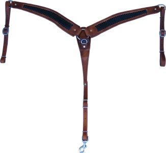 Western Breastplate with Plaiting Western Breastplate with Plaiting